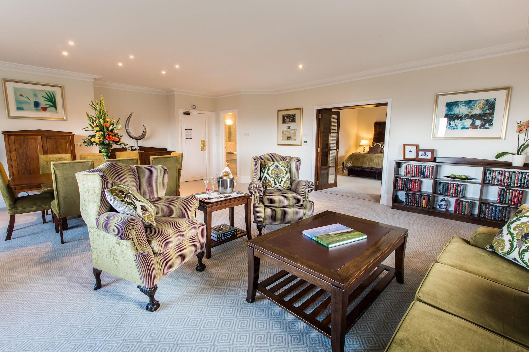 The Culloden Estate And Spa Holywood  Kültér fotó The interior of a typical suite at the hotel